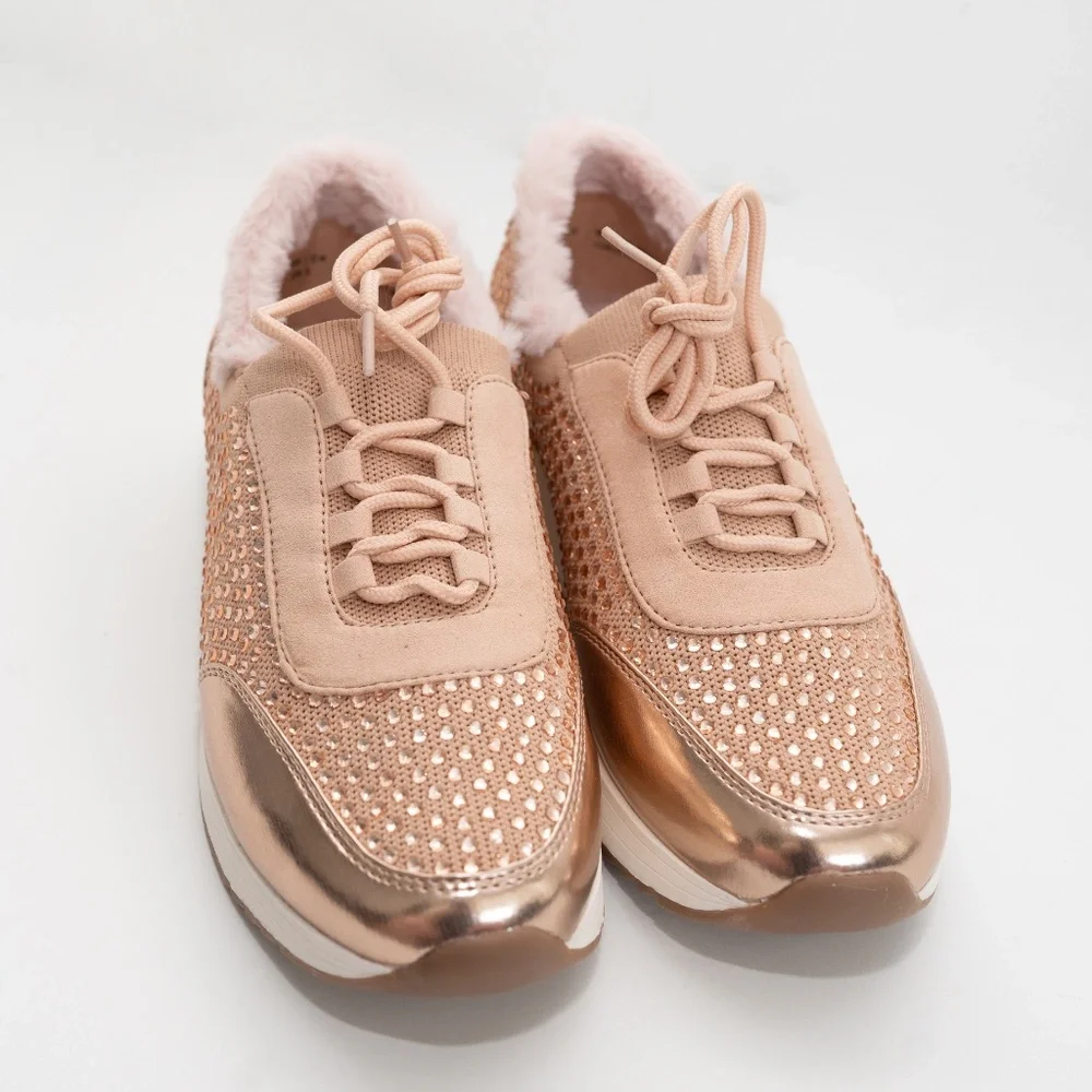 Kenneth‎ Cole Reaction. Cari Cozy Rhinestone Sneaker.